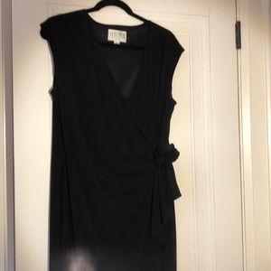 Julian Taylor black sleeveless dress